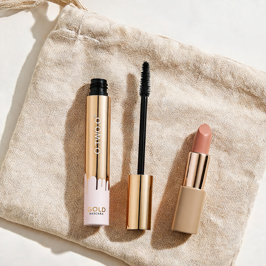 Luxury Mascara | Golden Metallic Design | Effortless Lash Definition
