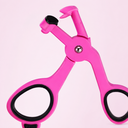 💗 Eyelash Curler | Plastic Vanity Beauty-Lovers | Hot-Pink Precision Grip