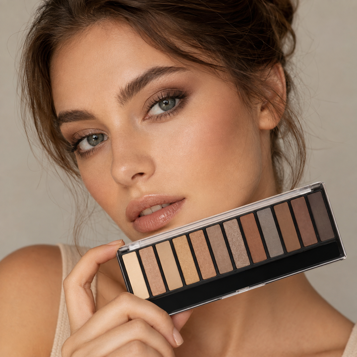 🎨 Eye-Catching | Silky Powder Vanity Beauty-Lovers | Neutral Gradient Palette