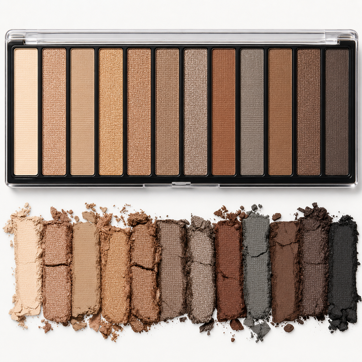 🎨 Eye-Catching | Silky Powder Vanity Beauty-Lovers | Neutral Gradient Palette