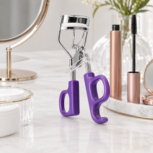 💜 Eyelash Curler | Steel Vanity Beauty-Lovers | Purple Ergonomic Design