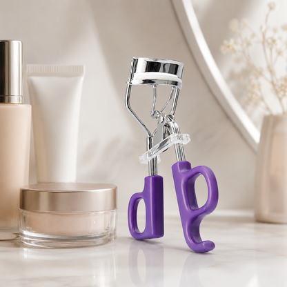 💜 Eyelash Curler | Steel Vanity Beauty-Lovers | Purple Ergonomic Design