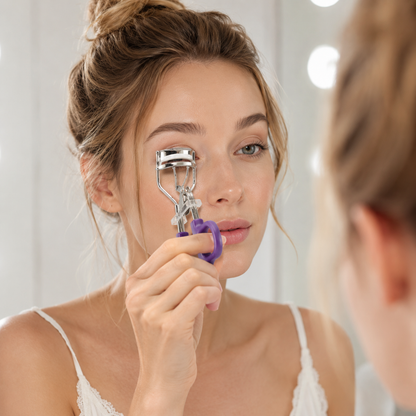 💜 Eyelash Curler | Steel Vanity Beauty-Lovers | Purple Ergonomic Design