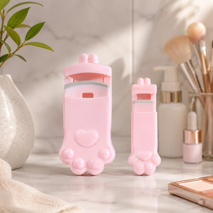 🎀 Eyelash Curler | Plastic Vanity Beauty-Lovers | Cute Paw Design