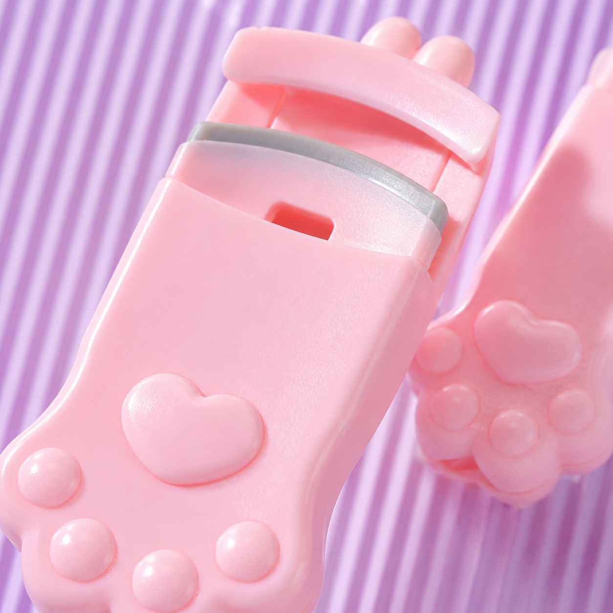 🎀 Eyelash Curler | Plastic Vanity Beauty-Lovers | Cute Paw Design