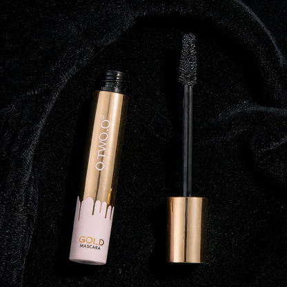 Luxury Mascara | Golden Metallic Design | Effortless Lash Definition