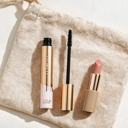 Luxury Mascara | Golden Metallic Design | Effortless Lash Definition
